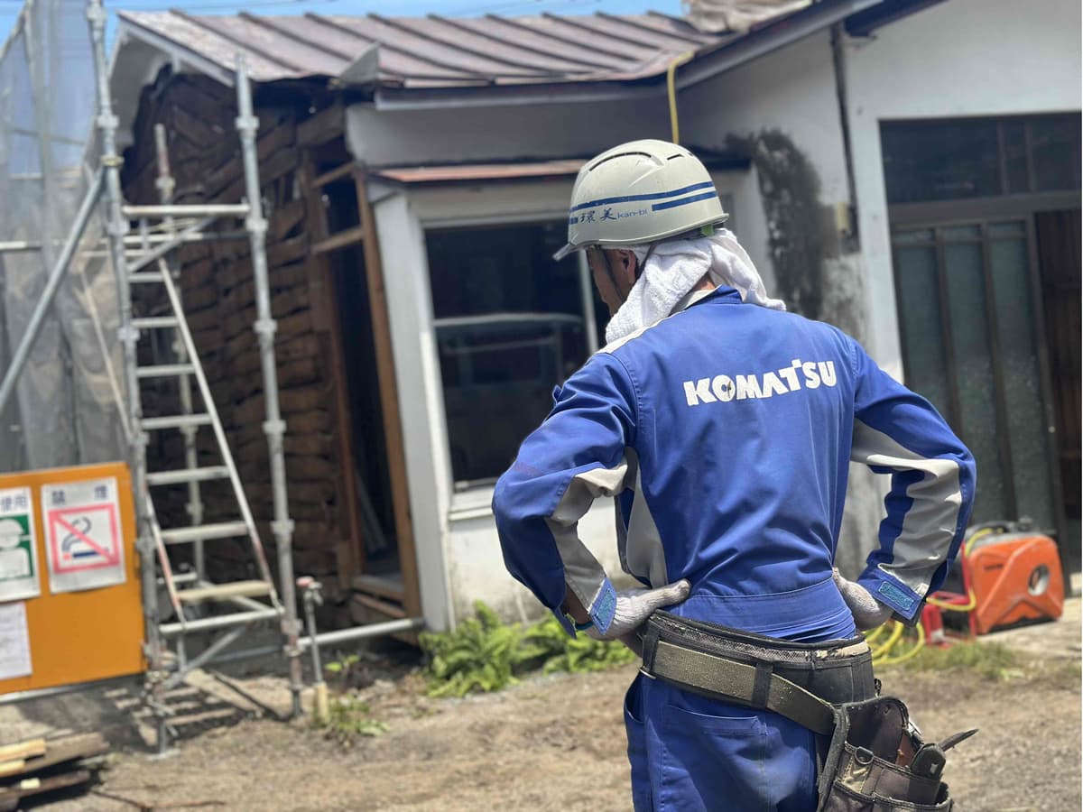 解体工事の現場